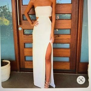 jbydress cutout prom dress in black